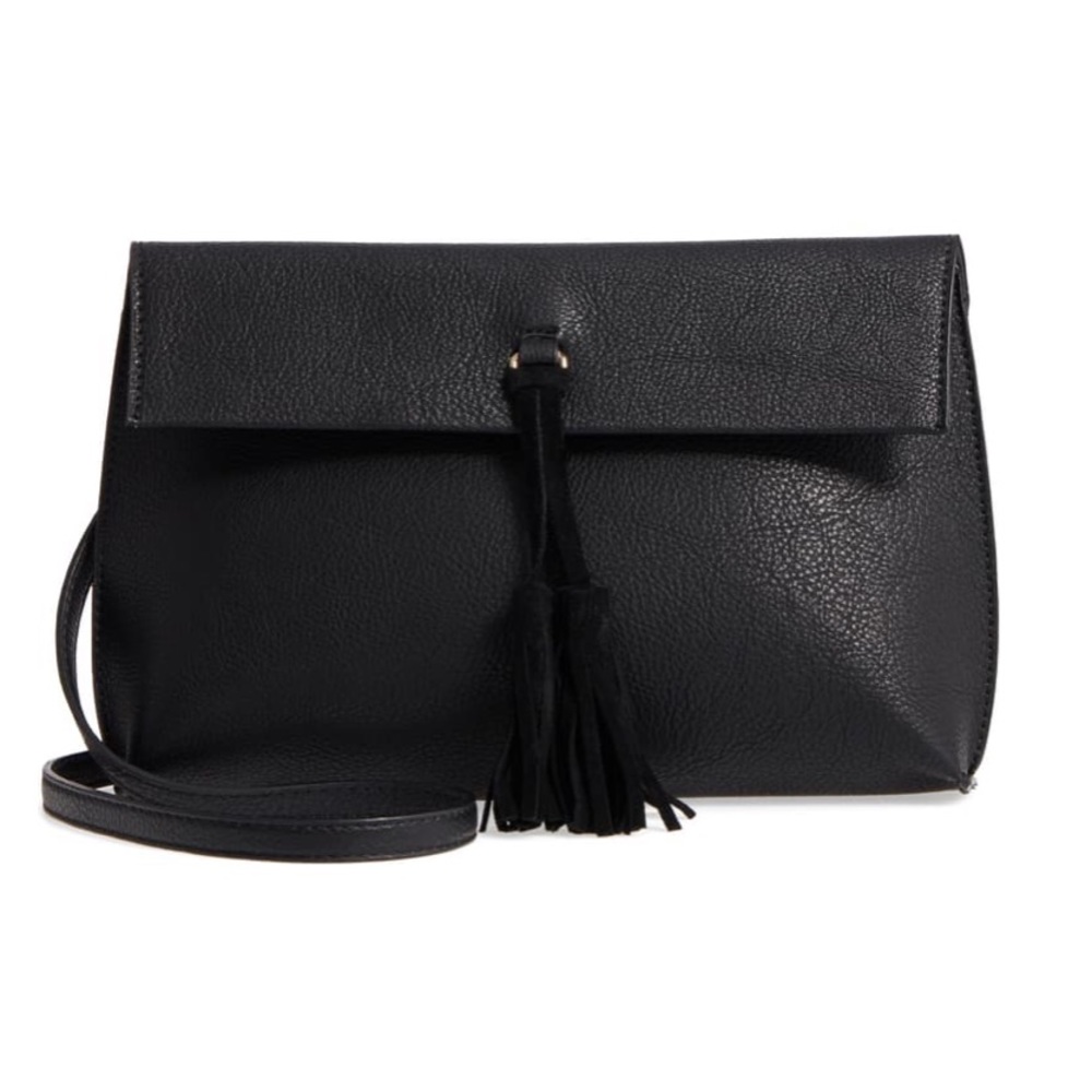 Stylish faux leather crossbody / shoulder bag